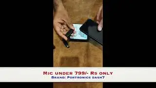 Portronics Dash 7 Mic for youtube &ndash; Honest Review 🔥