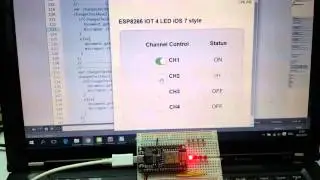 NodeMCU Web control 4LED-iOS7 Switchery