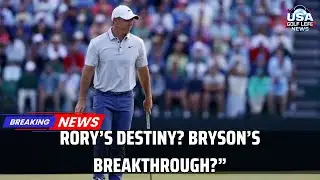 Rory vs Bryson: Epic Masters 2025 Final Round Showdown! । USA GOLF NEWS