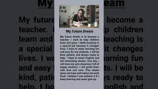 My Future Dream Story | Easy English Reading for Beginners