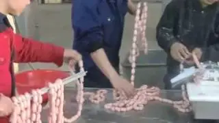 ZKG Vacuum Sausage Stuffer With High Speed Sausage Twisting Machine