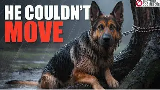 Delivery Driver Finds Dog Tied To Tree In Pouring Rain   5 Days Later Changed Everything
