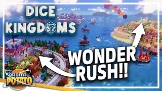 WILD Wonder Game!! (HUGE GAME!) - Dice Kingdoms - Resource Management Combat City Builder
