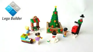 Lego Seasonal 40263 Christmas Town Square - Lego Speed Build Review