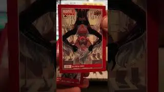 Marvel card pack opening ASMR