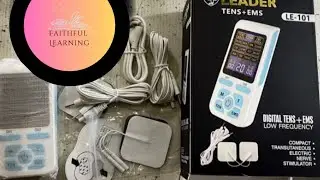 How to use leader TENS +EMS #electrotherapy #dptutorials #dpt #ems #TENS