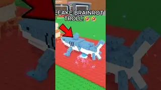 🤣I Trolled as FAKE BRAINROT!  #roblox #stealabrainrot #robloxshorts