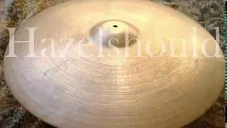 Zildjian Vintage 1950s A Block Stamp 24