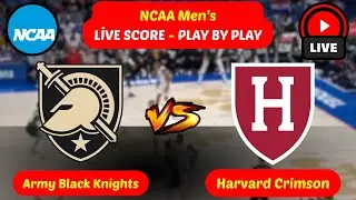 🔴 Army Black Knights vs Harvard Crimson | NCAA Men&rsquo;s College Basketball | Live Score Update Nov 15