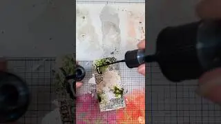 Steps to A Mixed Media Tag #creativeworshipstamps #rangerink #timholtz #distressoxide #distressink