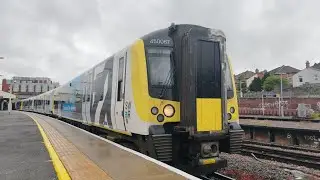 Journey on SWR Hampton Court line | 450067 | Siemens Desiro 4 car