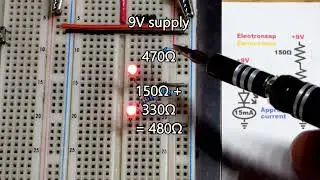 Series resistors for added value or shared power dissipation