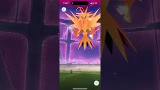 Dynamax Zapdos Solo(No XL, No Ice Types, Max Mushroom) #pokemongo #dynamax #zapdos #legendarypokemon