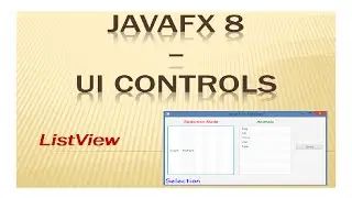 JavaFX 8 Tutorial - ListView - #17