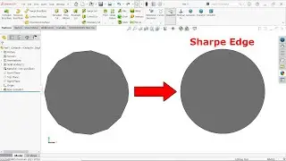 How to increase edge sharpness or image quality in Solidworks