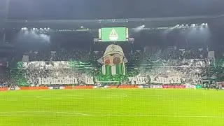 Amazing Choreo of Werder Bremen fans vs Eintracht Frankfurt, 16.01.2025
