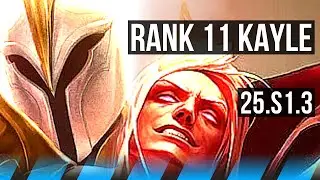 KAYLE vs VLADIMIR (MID) | 3/1/2, Rank 11 Kayle | VN Grandmaster | 25.S1.3