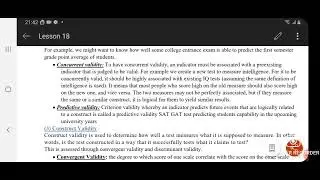 STA630 || Lecture #18 || Criteria for Good Measurment