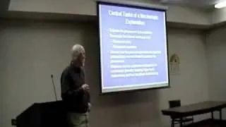 Taft Lecture, Philosophy: Dr William Bechtel  1/8