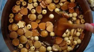Andy Plus ASMR - ASMR Wood Soup + Hearts & Stars Sound with Tingles (No Talking) 1-Minute Video #18