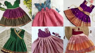 Latest Silk Frock Designs  For Girl Babies 2025 | Pattu Wear Pattu Gown For Babies | Pattu Frock