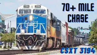 Chasing CSXT 3194 
