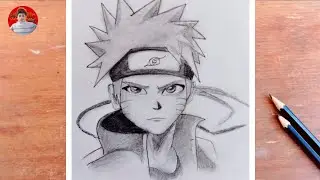 Easy Drawing Naruto🥷 | Pencil Sketch | Anime Art | Artistic Mosvi 