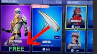 *NEW* FORTNITE FREE VENTURION SKIN! GET VENTURION SKIN FREE! FORTNITE NEW VENTURION SKIN FREE! G