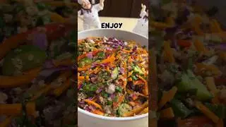 High Protein Wholesome Nourishing Bowl of Salad | #viral #food #plantbased #vegan #healthy #yummy