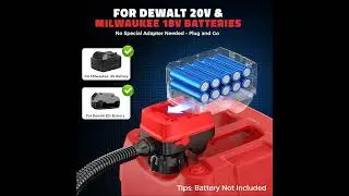 DIYtoolifz Cordless Fuel Transfer Pump