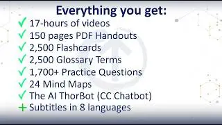 The Complete Certified in Cybersecurity (CC) course - Materials overview - ThorTeaches.com