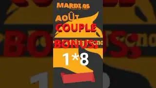 pronostic gagnant du MARDI 05 AO&Ucirc;T 2025☘️☘️☘️ #bettingstrategy