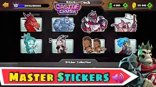 Castle Crush -  Master Stickers Sounds 🔊 - Must Watch 🔥