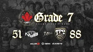 Grade 7 | CNIT Championship 2025 | Stoney Creek NYB VS TPG | CNIT Championship |