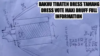 tamang dress druff tibetan dress druff bakhu dress druff chappu dress vote maxi