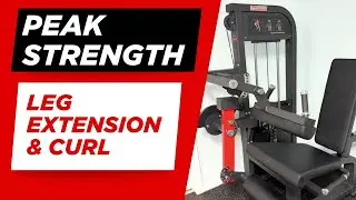 Peak Strength Seated Leg Extension and Leg Curl Machine Review