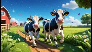 Moo Moo, Who Stole My Shoe | Fun Farm Song for Kids | Mooing Cow Rhyme