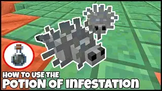 How To Use The POTION OF INFESTATION In MINECRAFT