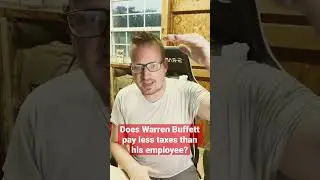 Does Warren Buffett pay less tax than his Secretary? #tax #shorts