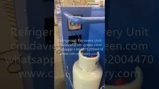 auto refrigerant charging station gas refrigerant filling equipment refrigerant recovery machine