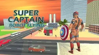 Superhero Captain Robot Flying Newyork City War Android Gameplay