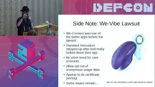 DEF CON 25 BioHacking Village - RenderMan - Hacking The Internet of Dongs