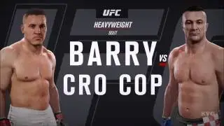 EA Sports UFC 2 - Pat Barry vs Mirko Cro Cop | Gameplay (HD) [1080p60FPS]