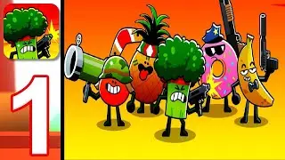 Food Gang (Банда Пищи) #1 Прохождение и геймплей мобильной видео игры на андроид #Food_Gang
