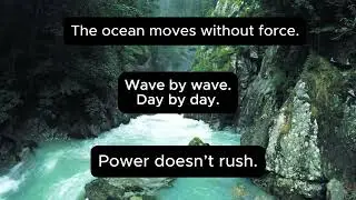 Nature does not rush, and It still Wins