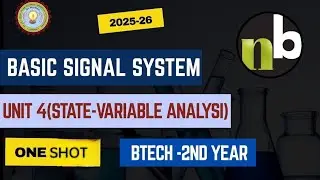 Basic Signal and System || UNIT 4 || ONE SHOT || AKTU || ON newbert