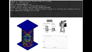 LS DYNA | CSCM Concrete Model Input Generator