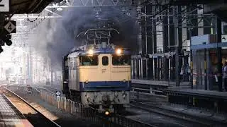 【4K60P】 SL北びわこ号 C56-160ラストラン 爆煙で京都駅通過