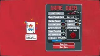 Balatro: Hand 001 - Red Deck. White Stake. Game Start, more like Game Over.