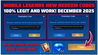 Новые промокоды Mobile Legends от 12 декабря 2025 г. - MLBB x Attack on Titan: получите токены, Ф...